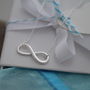 Sterling Silver Infinity Necklace, thumbnail 12 of 12