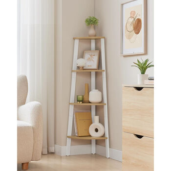 Antique Corner Four Tier Shelf Rack, 8 of 12