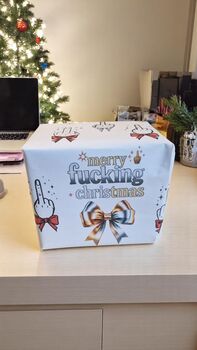 Merry Bleeping Christmas Wrapping Paper – Secret Santa, 4 of 6