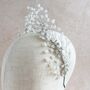 Silver Gypsophila Bridal Crown, thumbnail 6 of 6