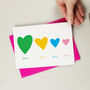 Personalised Hearts All Purpose Card, thumbnail 5 of 7