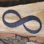 11th Anniversary Gift Steel Infinity Sculpture, thumbnail 7 of 11