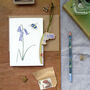 English Bluebell Hanging Wooden Decoration, thumbnail 4 of 10