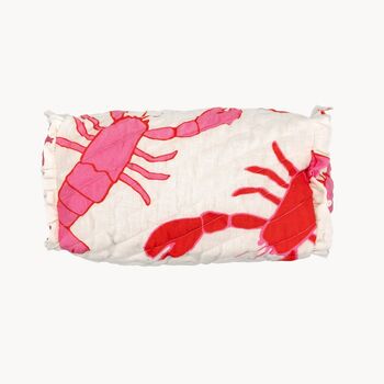 Lobster Print Make Up Bag, 2 of 2