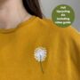 Dandelion Embroidery/Up Cycling Clothing Kit, thumbnail 3 of 10