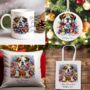 Personalised Bulldog In Christmas Lights, thumbnail 1 of 10