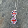 British Union Jack Flag Glasses Necklace, thumbnail 2 of 4