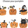 Personalised Family Pumpkin Acrylic Block, thumbnail 2 of 5