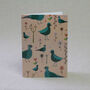 Colourful Birds And Flowers Card, thumbnail 1 of 2