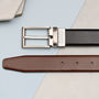 Personalised Luxury Leather Reversible Belt, thumbnail 2 of 5