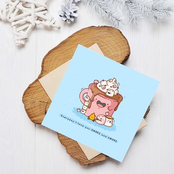 Cute Marshmallow Greetings Card, 7 of 10