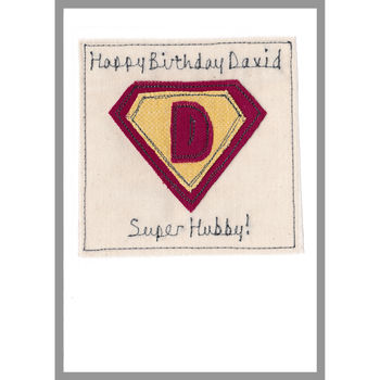 Personalised Superhero Birthday Card For Him, 7 of 12