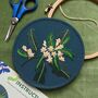 Spring Blossom Green Embroidery Kit, thumbnail 3 of 5