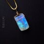 Raw Moonstone Crystal Necklace, thumbnail 4 of 11