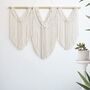Wall Hanging Woven Macrame Tapestry, thumbnail 2 of 6
