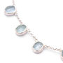 Aquamarine Gemstone March Birthstone Necklace, thumbnail 5 of 6