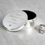 Personalised Silver Engagement And Wedding Ring Box, thumbnail 3 of 9