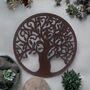 Metal Tree Of Life Garden Wall Sign Fence Decoration, thumbnail 1 of 9