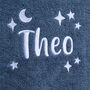 Personalised Dusty Blue Hand Towel, thumbnail 3 of 6