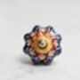 Vintage Ceramic Floral Furniture Knobs Mixed Designs, thumbnail 2 of 7