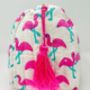 Handmade Flamingo Wash Bag, thumbnail 5 of 6
