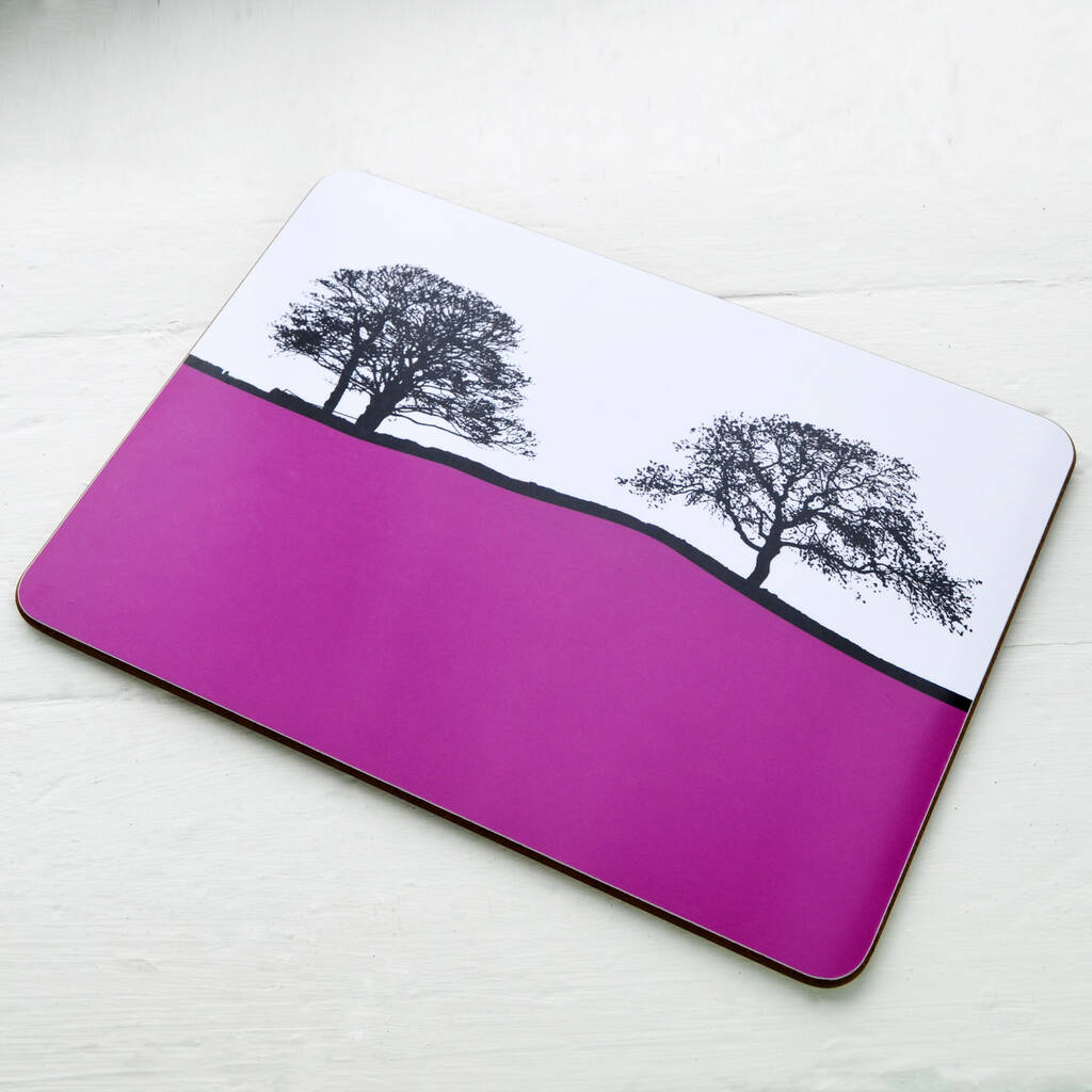 Rural Landscape Table Mats Set By The Art Rooms