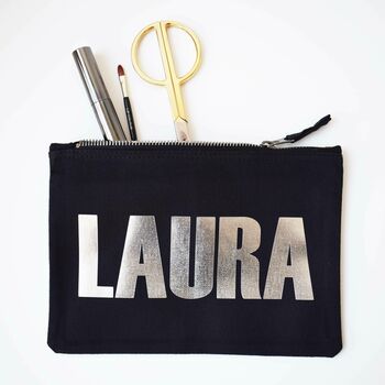 Personalised Stationery, Makeup And Accessories Bag, 2 of 2