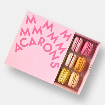 Mother's Day Macarons Gift Box Of 12, 4 of 12