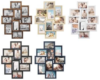 10 Photos Frame Collage Wooden Wall Mounted, 8 of 8