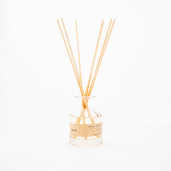 Citrus, Musk And Patchouli Luxury Clear Reed Diffuser, 3 of 5