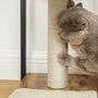 Brown Cat Tree End Table Scratching Post And Mat, thumbnail 3 of 7
