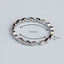Sterling Silver Diamond Shape Band Adjustable Ring, thumbnail 6 of 7