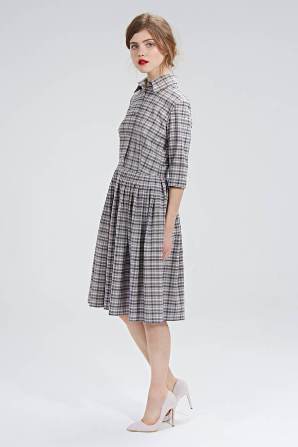 1950s shirtwaist office dress by mrs pomeranz | notonthehighstreet.com