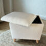 Bouclé Dressing Table Stool, thumbnail 4 of 6