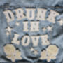 Bride Embroidered Denim Jacket 'Drunk In Love', thumbnail 2 of 9