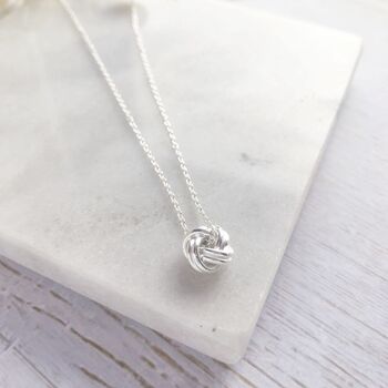 Silver Knot Gift Set The Love Between Mother And Daughter, 4 of 6