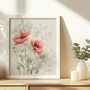 50th Birthday Birth Flower Print, thumbnail 1 of 2