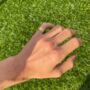Mens Pinky 8mm Stainless Steel Silver Or Gold Ring, thumbnail 7 of 10