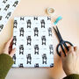 License To Party, Bond Bear Wrapping Paper, thumbnail 3 of 5