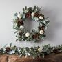 Pumpkin And Pinecone Autumn Wreath, thumbnail 2 of 3