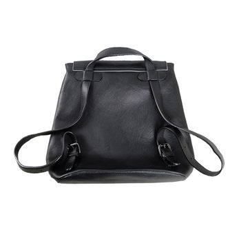 Two Way Black Leather Backpack And Shoulder Bag, 11 of 12