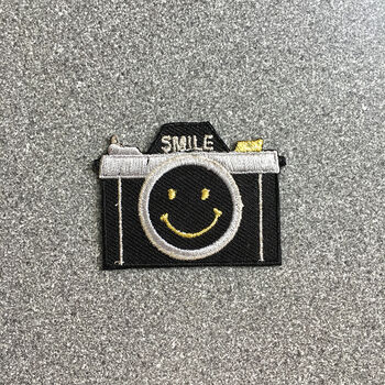 Happy Camera Iron On Patch, 2 of 4