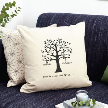 Personalised Family Tree Cushion, 3 of 6