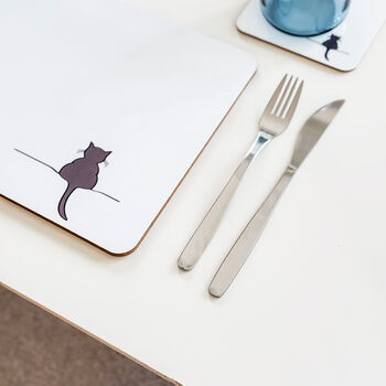 Crouching Cat Placemat, 3 of 6