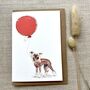 Personalised Hairless Chinese Crested Dog Birthday Card, thumbnail 1 of 4