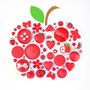 Personalised Thank You Teacher Button Apple, thumbnail 4 of 9
