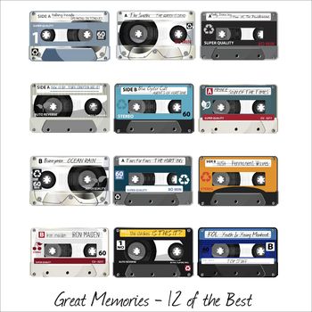 Framed Favourite Cassettes Print, 6 of 8