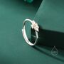Sterling Silver Moth Ring, thumbnail 3 of 12