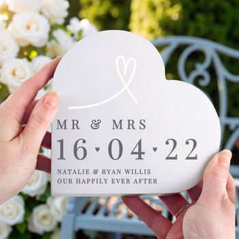 Personalised Free Text Heart Ornament, 3 of 6