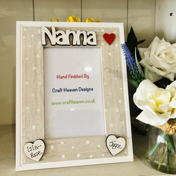 Personalised Nanna Photo Frame Birthday Gift, 4 of 8